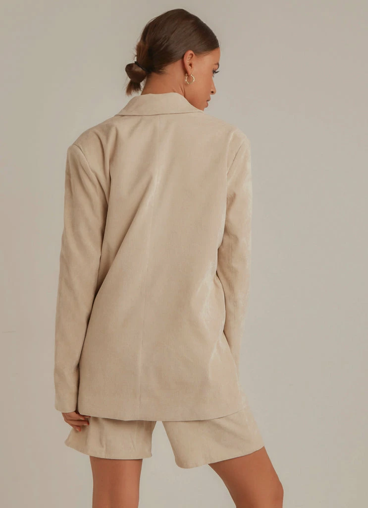 4th & Reckless 4th & Reckless - Anderson Blazer - Cream Cord 7 4th & Reckless 4th & Reckless - Anderson Blazer - Cream Cord - Image 5