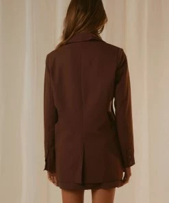 Peppermayo Exclusive - Fashion Confidential Cut Out Blazer - Chocolate -Outerwear Shop 02d55b97fa694d3ca353e72075714ff2 1024x1024