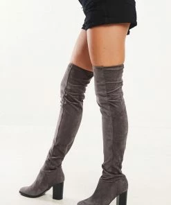 Lipstik Shoes - Tizzy Boots - Grey Micro -Outerwear Shop 04c608c60c18451599bd31f3b602681d 1024x1024