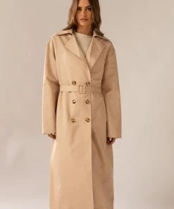 Peppermayo Exclusive - Hide And Chic Longline Trench Coat - Tan -Outerwear Shop 0bf1e5e1c4aa49e7a3375bcdc33ed294 1024x1024