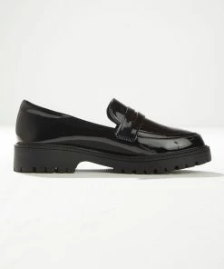Cult Avenue - Lucinda Loafer - Gloss Black -Outerwear Shop 166010ac5a50400abfe9218b0bae9d51 1024x1024