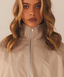 Peppermayo Exclusive - Park City Windbreaker Jacket - Mushroom Grey -Outerwear Shop 1cd9d59b23c342629c94db4a3326c053 1024x1024