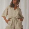 Nude Lucy - Nude Linen Lounge Short - Natural -Outerwear Shop 1ea144d1117a4636ae2a06fd35eadfba 1024x1024