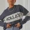 Rolla's Rolla's - Split Logo Sweater - Navy -Outerwear Shop 1fb2a180b13f4feca7f0498980d9b5bb 1024x1024