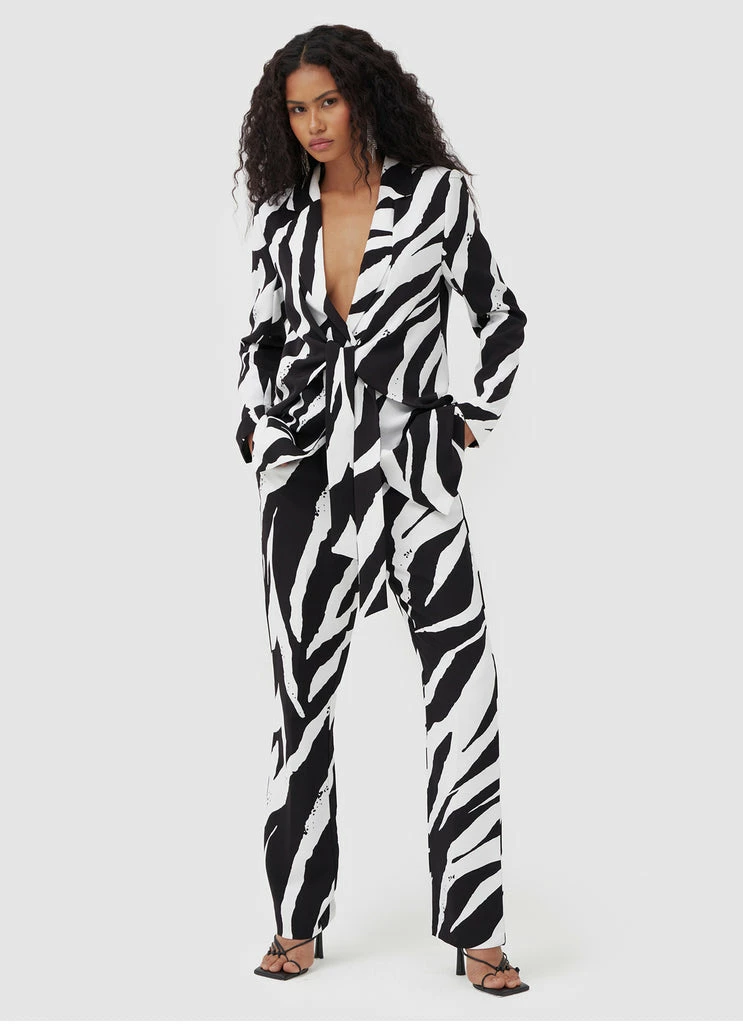 4th & Reckless 4th & Reckless - Karim Blazer - Zebra 7 4th & Reckless 4th & Reckless - Karim Blazer - Zebra - Image 5
