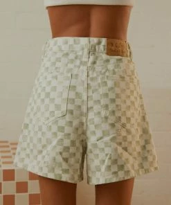 Cools Club - Jean Short - Sage Checker 13 Cools Club - Jean Short - Sage Checker -Outerwear Shop 238e28b506ac474bbf41a02e02bc92cb 1024x1024