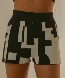 Peppermayo Exclusive - Remix It Knit Short - Black And White Geo -Outerwear Shop 247493fae8514178bfd04d20cfec1330 1024x1024