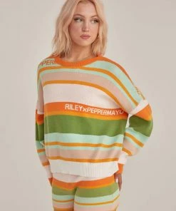 Riley Hubatka X Peppermayo - Il Sole Knit Jumper - Melon Stripe 11 Riley Hubatka X Peppermayo - Il Sole Knit Jumper - Melon Stripe -Outerwear Shop 2645aae698594e51996b025662db1b54 1024x1024