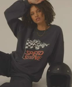 Vacancy Supply - Speed Racer Crewneck - Charcoal