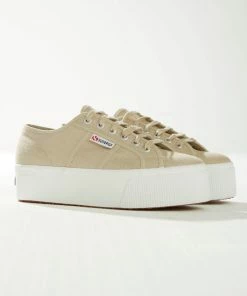 Superga - 2790ACOTW Linea Up And Down Sneakers - 949 Taupe -Outerwear Shop 2790COTWLineaUpandDown 7 1024x1024