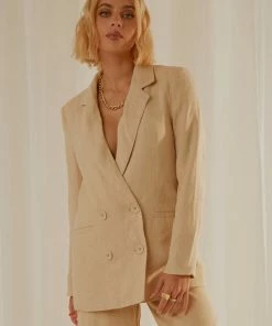 Nude Lucy - Marvin Blazer - Oat -Outerwear Shop 280c2d5c9d024310975f65ba24dc21f1 1024x1024