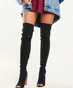 Lipstik Shoes - Given Boots - Black Lycra -Outerwear Shop 31e96e286cfe420097ae620f3adefddf 1024x1024