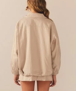 Peppermayo Exclusive - Park City Windbreaker Jacket - Mushroom Grey -Outerwear Shop 33c7d956891f439da4aea7ae5b46b7f4 1024x1024