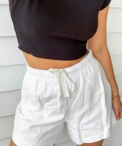 Outerwear Shop 9 Nude Lucy - Nude Classic Short - White