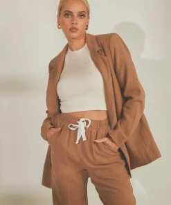 Nude Lucy - Marvin Blazer - Coffee -Outerwear Shop 3829113df4334bafb39f37eb668c873a 1024x1024