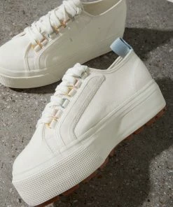 Superga - 2790 Tank Colorful Details - A3M White Avorio-Multicolor