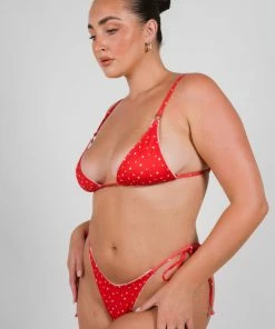 LaHana Swim - The Dulce Triangle Bikini Top - Red Floral -Outerwear Shop 393875f38c164164a0890c1603b9d47c 1024x1024