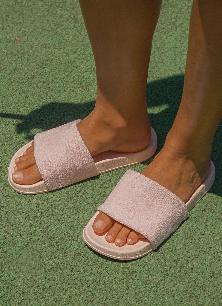 Vacancy Supply - Roadside Terry Slides - Baby Pink 4 Vacancy Supply - Roadside Terry Slides - Baby Pink - Image 2