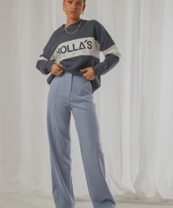 Rolla's Rolla's - Split Logo Sweater - Navy -Outerwear Shop 3de60421af984dc99a36402e494486b5 1024x1024