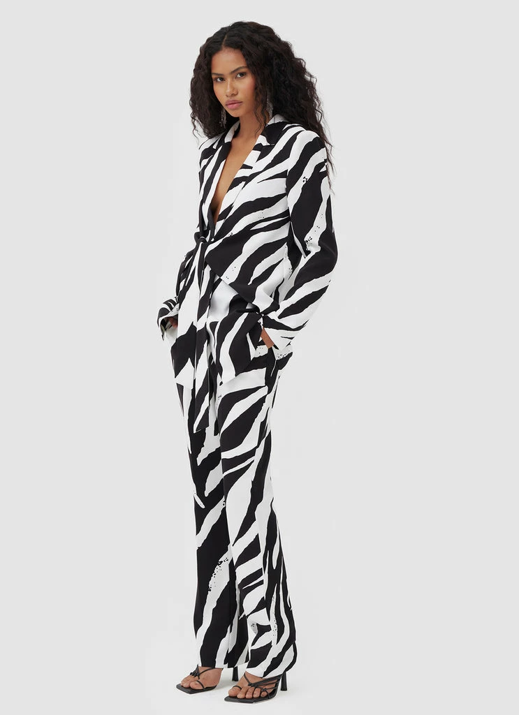 4th & Reckless 4th & Reckless - Karim Blazer - Zebra 6 4th & Reckless 4th & Reckless - Karim Blazer - Zebra - Image 4