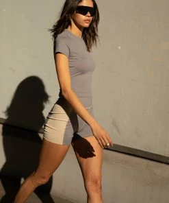 Peppermayo Exclusive - Ski Resort Cycle Shorts - Charcoal Contrast -Outerwear Shop 40d27c2bf3854b38922e2b65f19e9fd9 1024x1024