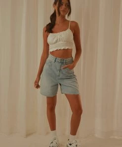 Lee - High Baggy Short - Blue Encounter