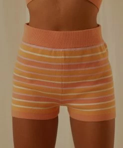 Peppermayo Exclusive - Rhodes Knit Shorts - Peach Multi Stripe -Outerwear Shop 425b7315295546fbbf7f31f6d97893fd 1024x1024