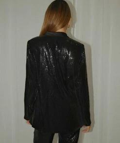 Peppermayo Exclusive - Prince Sequin Blazer - Black -Outerwear Shop 456f254a6fe64cccac89c99941302302 1024x1024