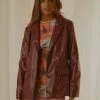 Peppermayo Exclusive - 90s Starlett Blazer - Burgundy -Outerwear Shop 486b498bc86e43b482e4be018a22b06b 1024x1024