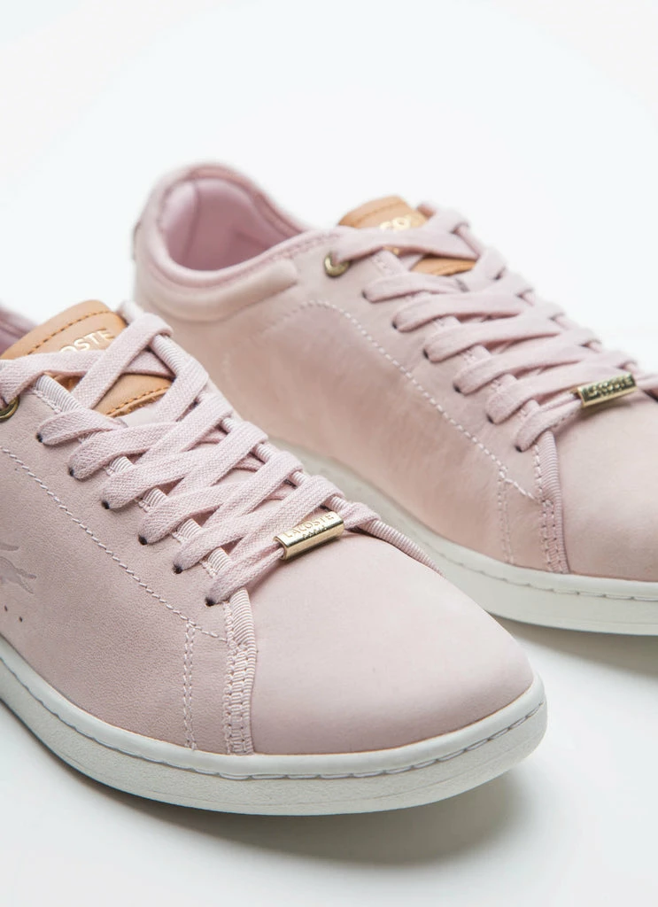 Lacoste - Carnaby Evo 117 3 SPW Sneaker - Light Pink Leather - Light Pink Leather 5 Lacoste - Carnaby Evo 117 3 SPW Sneaker - Light Pink Leather - Light Pink Leather - Image 4
