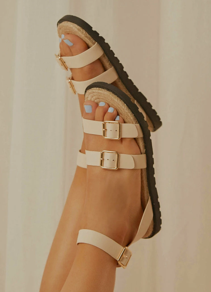 Cult Avenue - Capri Time Sandals - Ivory Rope 4 Cult Avenue - Capri Time Sandals - Ivory Rope - Image 2