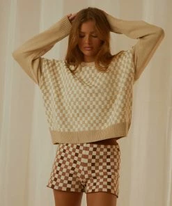 Cools Club - Checker Knit - Bone