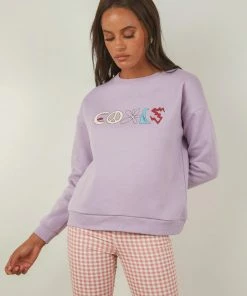 Cools Club - Trippy Club Sweatshirt - Lavender