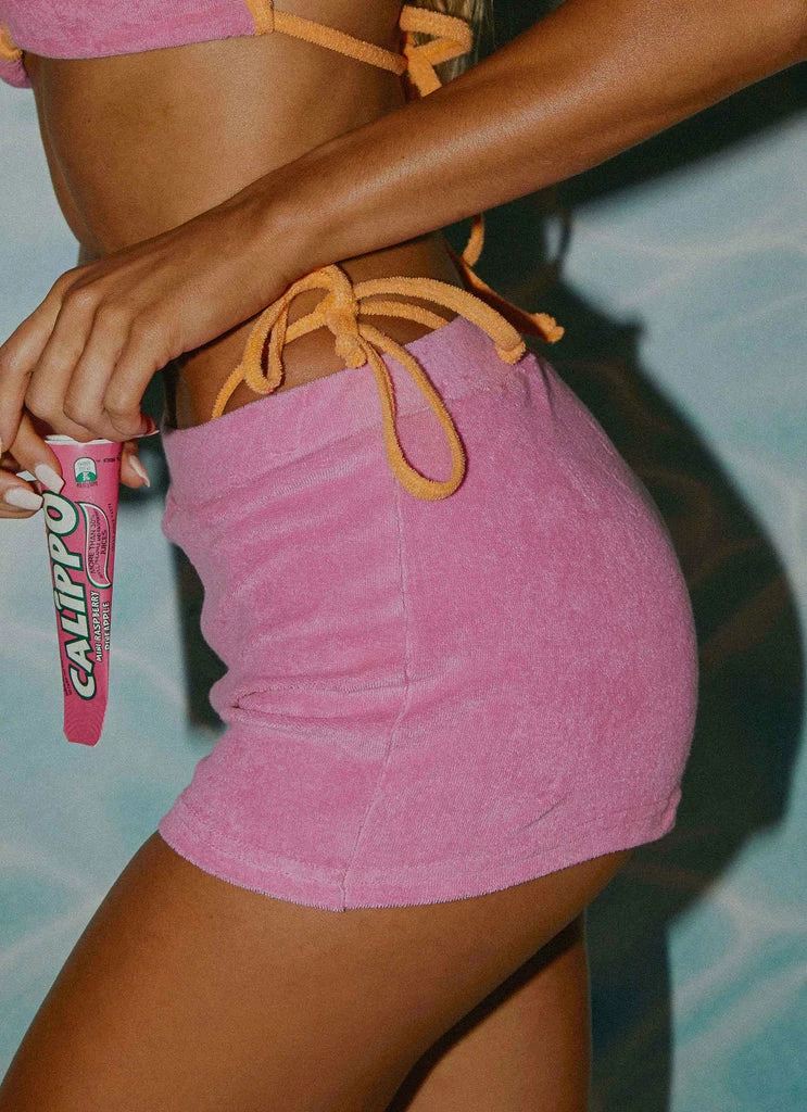 Peppermayo Exclusive - Tallows Boy Short - Pink Towelling 7 Peppermayo Exclusive - Tallows Boy Short - Pink Towelling - Image 5