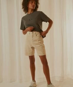 Nude Lucy - Rai Denim Short - Bone -Outerwear Shop 667b10997ea64679b19437928ff809e3 1024x1024