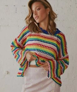 Peppermayo - Our Place Knit Jumper - Multi -Outerwear Shop 675fa71fbe9140d684781e447f4c557b 1024x1024