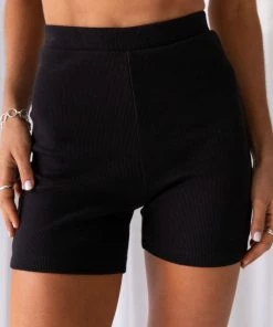 Peppermayo Exclusive - Limited Organic Cotton Rib Bike Shorts - Black -Outerwear Shop 6c4bbab6d4c845a4897ddaacc3146010 1024x1024