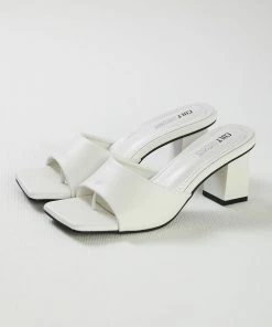 Cult Avenue - Dixie Mule Heel - White -Outerwear Shop 6f82fb2fe1ad4df8a975ffc4703e7637 1024x1024