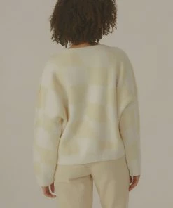 Vacancy Supply - Grand Prix Knit Jumper - Off White Check -Outerwear Shop 7957eb113764495fb86c1750511ebcaa 1024x1024