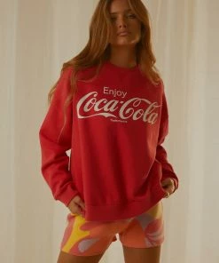 Rolla's Rolla's - Enjoy Coca Cola Classic Sweat - Coke Red -Outerwear Shop 7aff2406411e4afeada6b5a154f86d55 1024x1024