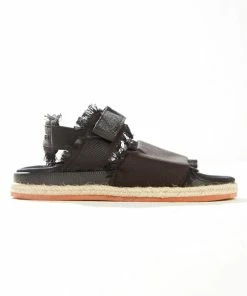 Superga - 1911 Fringed Sandal Organic Canvas Rope - 005 Black -Outerwear Shop 7ba6865f5afa4eceaf9cf7897fae5888 1024x1024