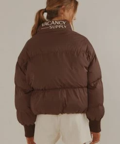 Vacancy Supply - Jetty Puffer Jacket - Choc Brown -Outerwear Shop 7d51502b6efd485e96723d8d9d680b8f 1024x1024