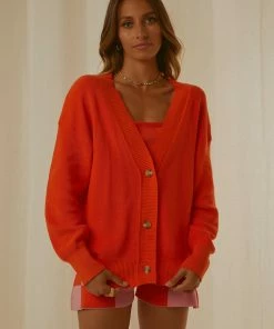 Peppermayo Exclusive - Nyla Knit Cardigan - Orange -Outerwear Shop 7ffbc9b2eb6a4e7a96fef3c37b8e0de6 1024x1024