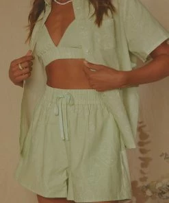 Peppermayo Exclusive - Raffi Linen Shorts - Sage -Outerwear Shop 83564244ca534825823d828da8167788 1024x1024