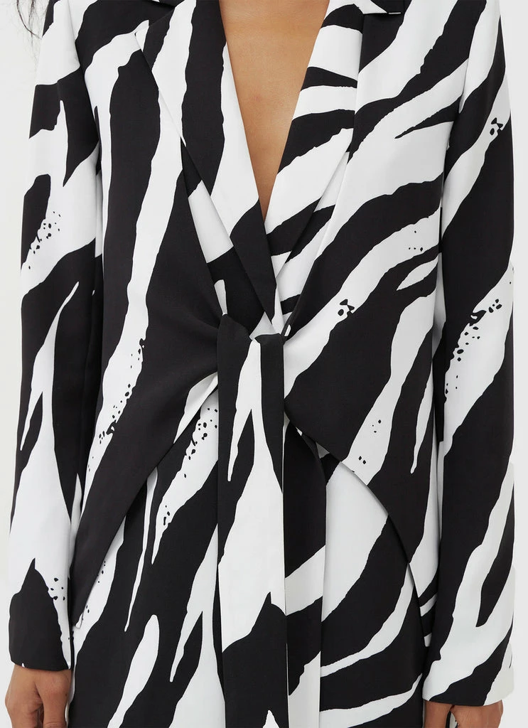 4th & Reckless 4th & Reckless - Karim Blazer - Zebra 8 4th & Reckless 4th & Reckless - Karim Blazer - Zebra - Image 6