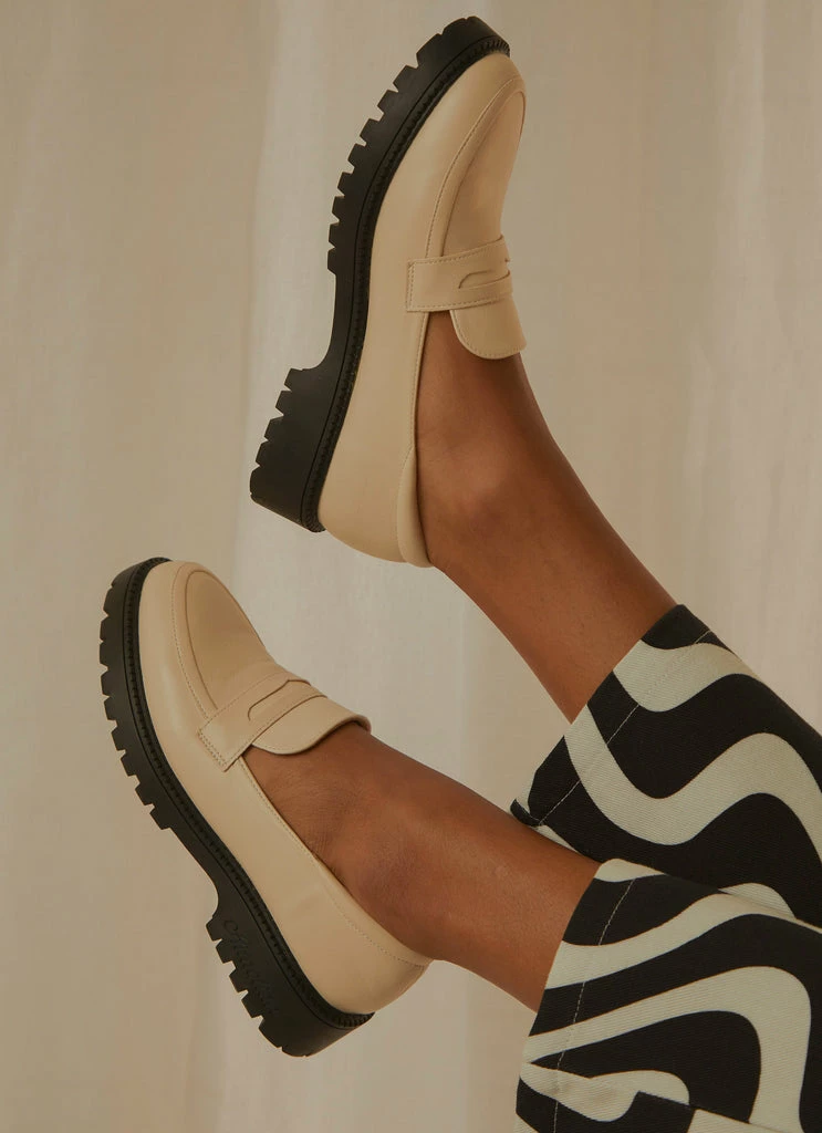 Cult Avenue - Lucinda Loafer - Bone 3 Cult Avenue - Lucinda Loafer - Bone