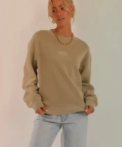 Nude Lucy - Nude Classics Slogan Sweat - Washed Sage -Outerwear Shop 8de65001859740838a86b01ba373c987 1024x1024