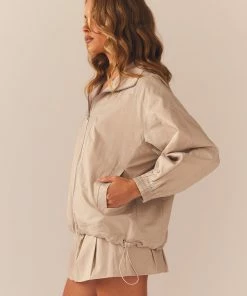 Peppermayo Exclusive - Park City Windbreaker Jacket - Mushroom Grey -Outerwear Shop 8ec30dbcc3b44f02a465a8769f5c477b 1024x1024