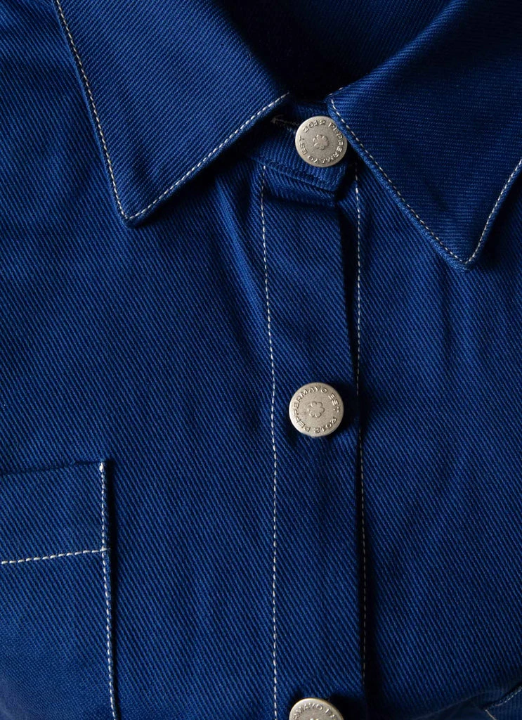 Peppermayo Exclusive - Painters Shirt Top - Blueprint 8 Peppermayo Exclusive - Painters Shirt Top - Blueprint - Image 6