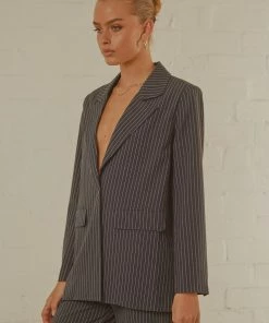 Peppermayo Exclusive - Italian Cities Blazer - Navy Pinstripe -Outerwear Shop 91dd1120302d4a38a912f2186c3f3749 1024x1024